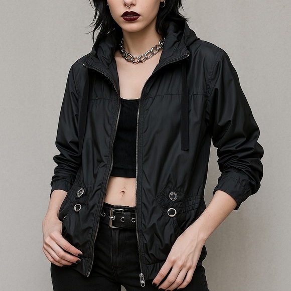 New York & Company Jackets & Blazers - New York & Company Black Bomber Jacket